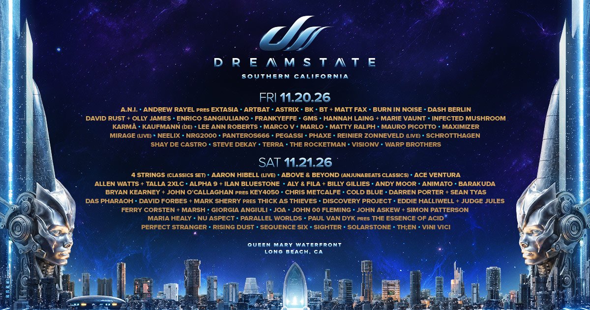 Dreamstate SoCal official artwork