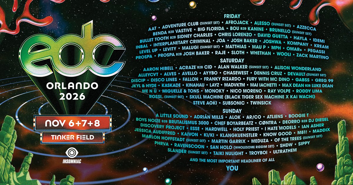 EDC Orlando official artwork